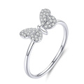 Butterfly Rings New Fashion 925 Sterling Silver Jewelry Butterfly Ring for Women